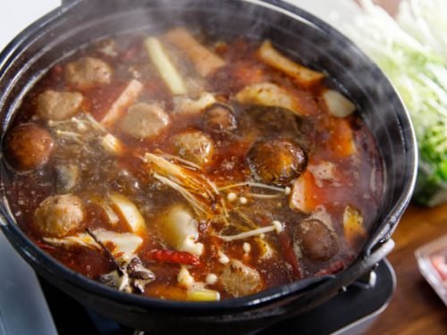 Beef Mala hotpot from the Jungle Hunt Siargao menu