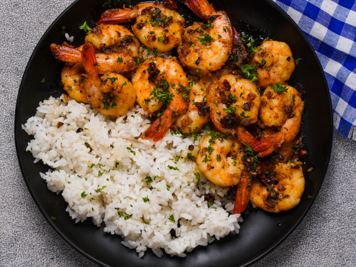 Buttered garlic shrimp from the Jungle Hunt Siargao menu
